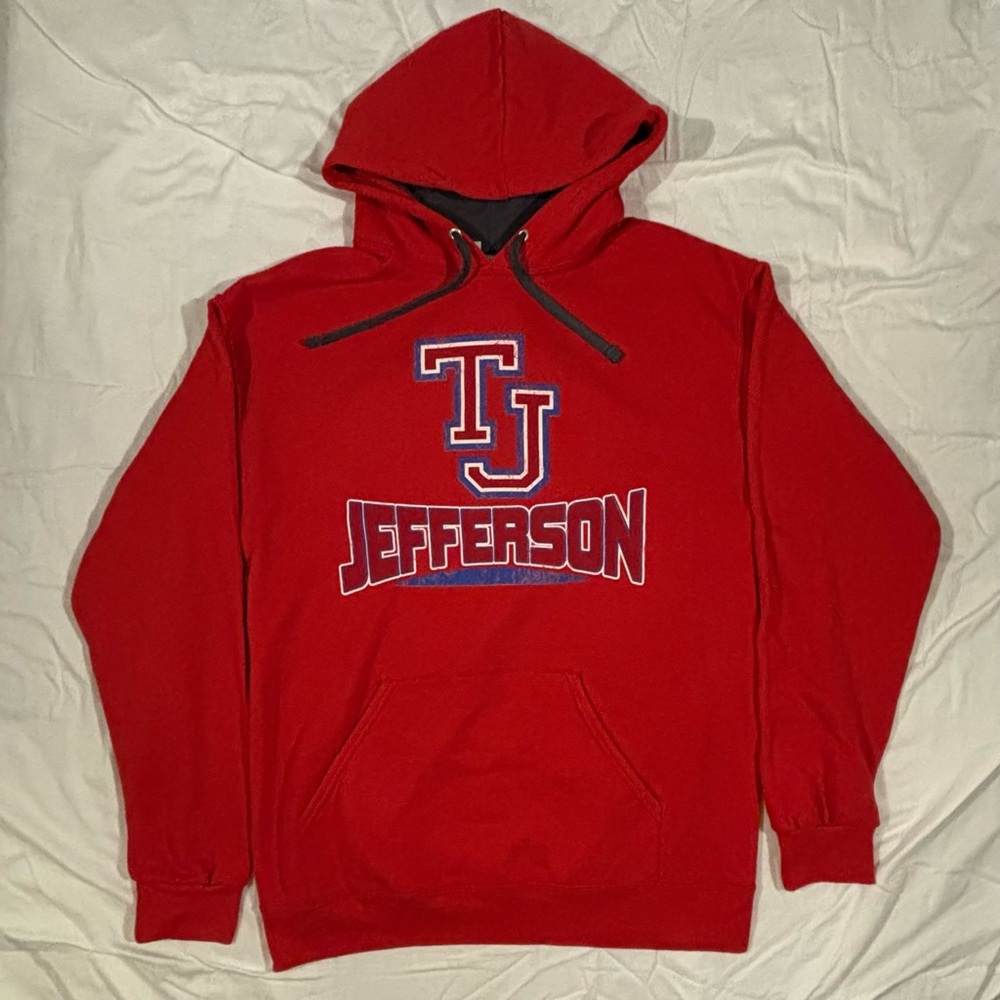 Red Fruit of the Loom Hoodie